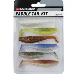 Abu Garcia Soft Bait Kit 8cm 6pcs Gummifisch-Set| Hecht Gummifisch|Barsch Gummiköder