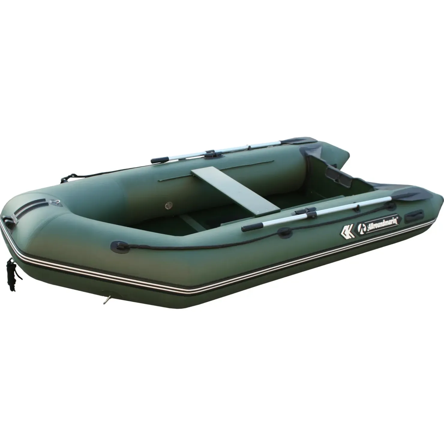 Allroundmarin Schlauchboot Kiwi 280 grün mit faltbarem Holzboden| Angelboote