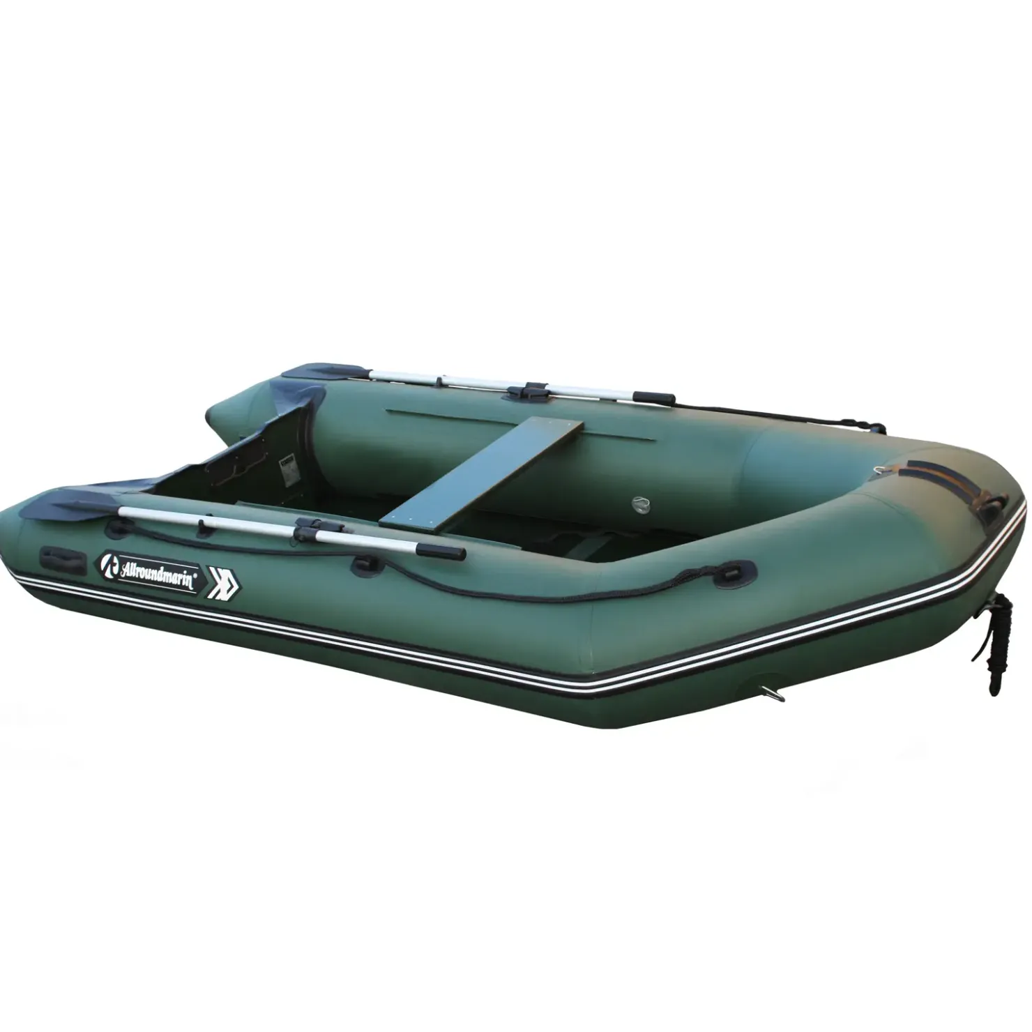 Allroundmarin Schlauchboot Kiwi 280 grün mit faltbarem Holzboden| Angelboote