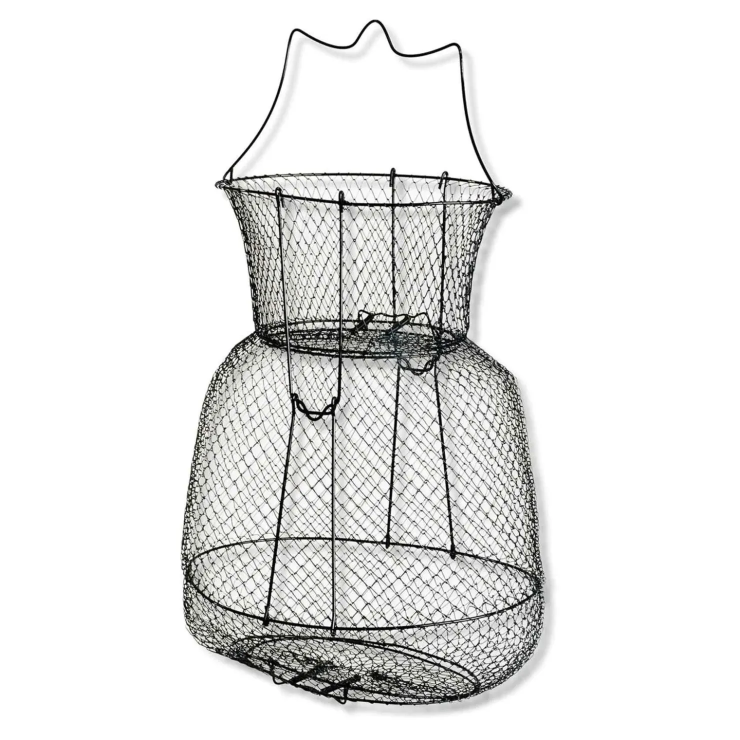 Fishing-King Shop Angelset Hering Gr.L 8 Teile 1x Setzkescher 5x Vorfach 2x Blei| Heringsangeln Zubehör|Set Meer - Zubehör & Köder