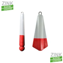 Fishing-King Shop Angelset Hering Gr.L 8 Teile 1x Setzkescher 5x Vorfach 2x Blei| Heringsangeln Zubehör|Set Meer - Zubehör & Köder