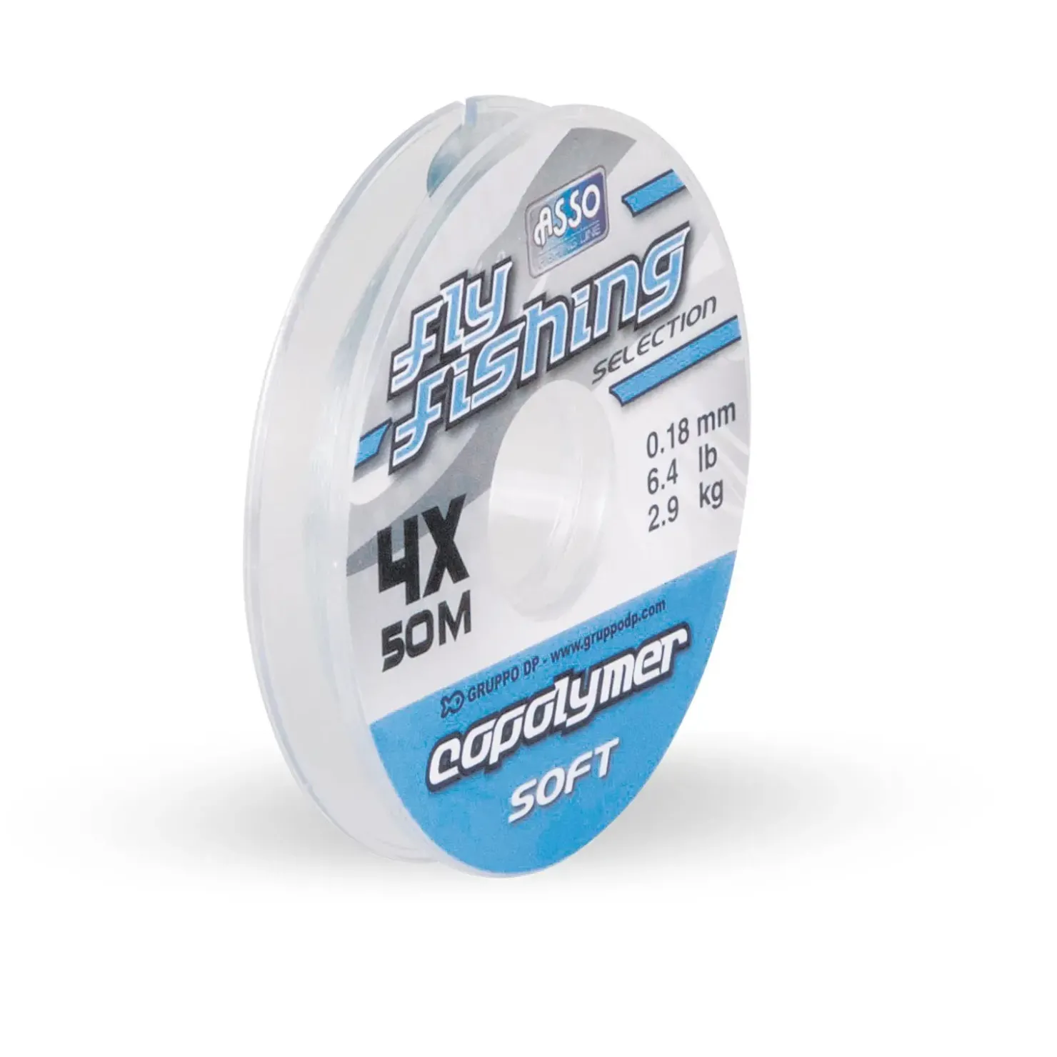 ASSO Copolymer Soft 50m 0,12mm 1,40 kg Vorfachschnur| Fluorocarbon Vorfach|Vorfachschnur