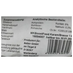 Balzer Matze Koch Boost Food Brasse  Grundfutter| Feederfutter|Friedfischfutter