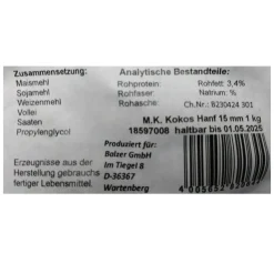 Balzer Matze Koch Kokos/Hanf  15mm Booster Balls Boilies| Karpfenfutter|Boilies & Pop-Ups