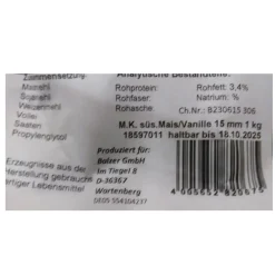 Balzer Matze Koch SüßMais/Vani15mm Booster Balls Boilies| Karpfenfutter|Boilies & Pop-Ups