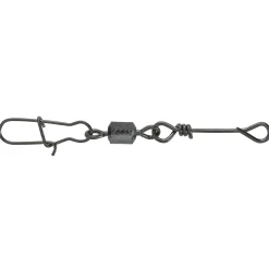 Balzer No Knot Wirbel mit Snap - 18kg - 5 Stück| Knotless Verbinder|Wirbel & Karabiner