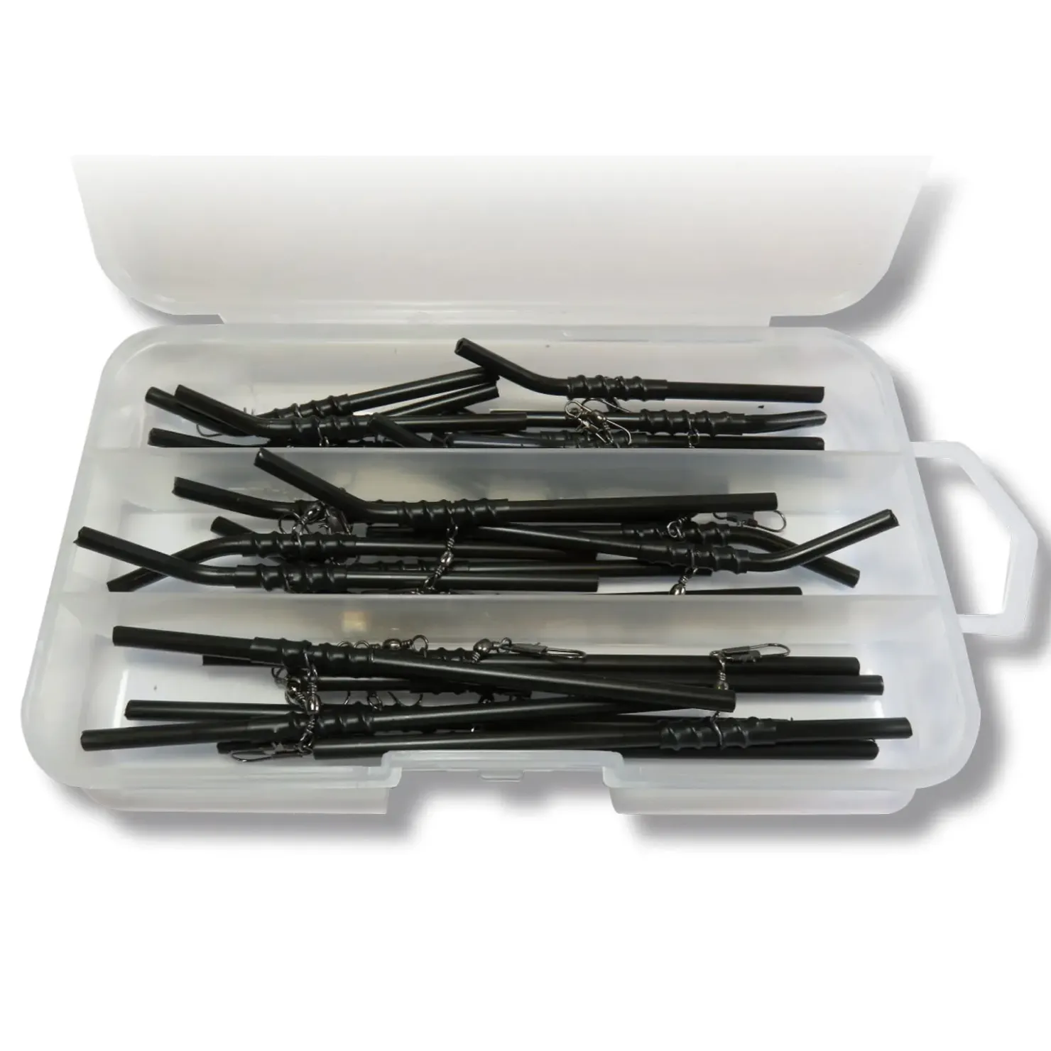 Behr Anti-Tangle Sortiment 3 – Angeln Set 30 Teile + Box| Weiteres Karpfen Zubehör|Sets Feederangeln Und Co