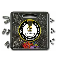 Behr Bleisortiment mit Blei und Posenringen| Klemmbleie