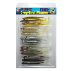 Behr Drop Shot Köder 8cm 20Stk. Angelset| Set Drop Shot - Zubehör & Köder|Drop Shot Köder