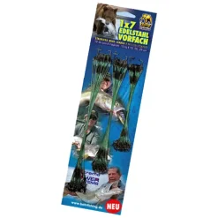 Behr Edelstahlvorfach Set Inh. 72Stk. 15cm 20cm 25cm Stahlvorfach| Sets Spinnfischen|Stahlvorfach Zubehör