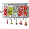 Behr Jighaken Set 44 Stück Jigkopf Sortiment| Sets Spinnfischen|Set Kunstköder & Zubehör
