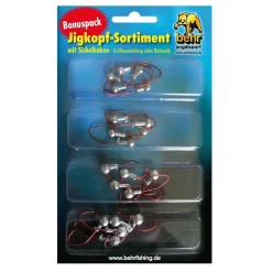 Behr Jigkopf Set 2 20 Stück Gewicht: 2g / 3g / 4g / 5g| Sets Spinnfischen|Forellen Sets - Köder & Zubehör