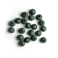 Behr Premium Gummi Perlen 6mm olive| Feederzubehör|Friedfisch Zubehör