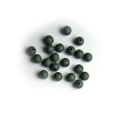 Behr Premium Gummi Perlen 4mm olive| Feederzubehör|Friedfisch Zubehör
