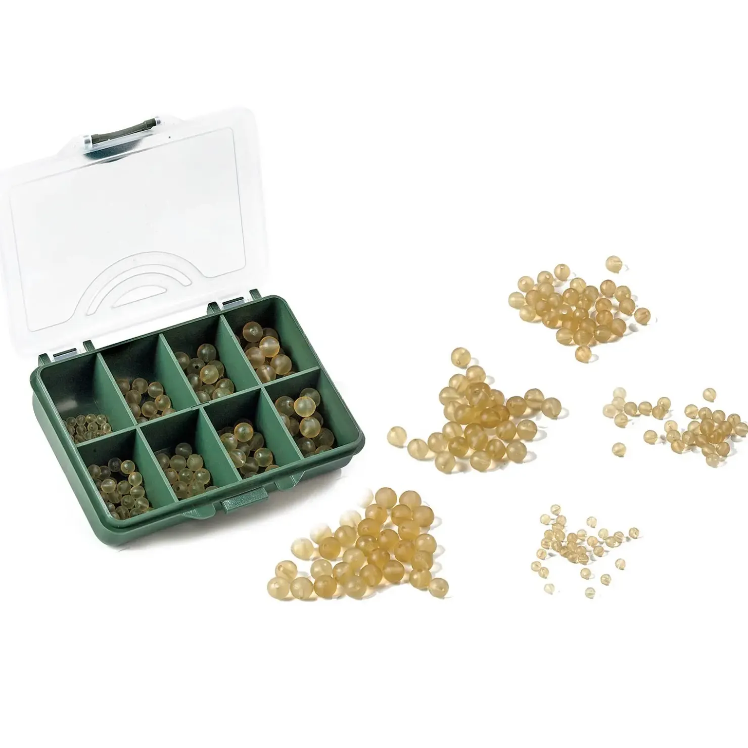 Behr RedCarp Gummiperlen-Set - Karpfenset 150 Teile + Box| Karpfen Sets|Weiteres Karpfen Zubehör