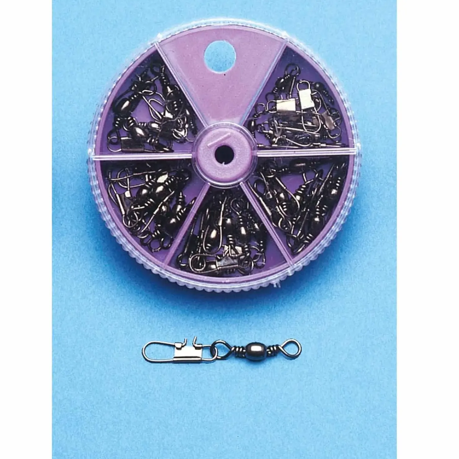 Behr Tönnchenwirbel mit Sicherheitskarabiner Set 30 Teile| Sets Spinnfischen|Sets Feederangeln Und Co