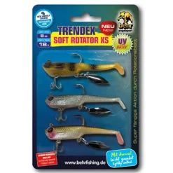 Behr Trendex Soft Rotator XS Set 2 Gummifisch-Set| Hechtköder|Hecht Gummifisch