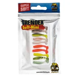 Behr Trendex Soft-Mini Gummifisch Angelset 5cm| Barschköder|Barsch Gummiköder