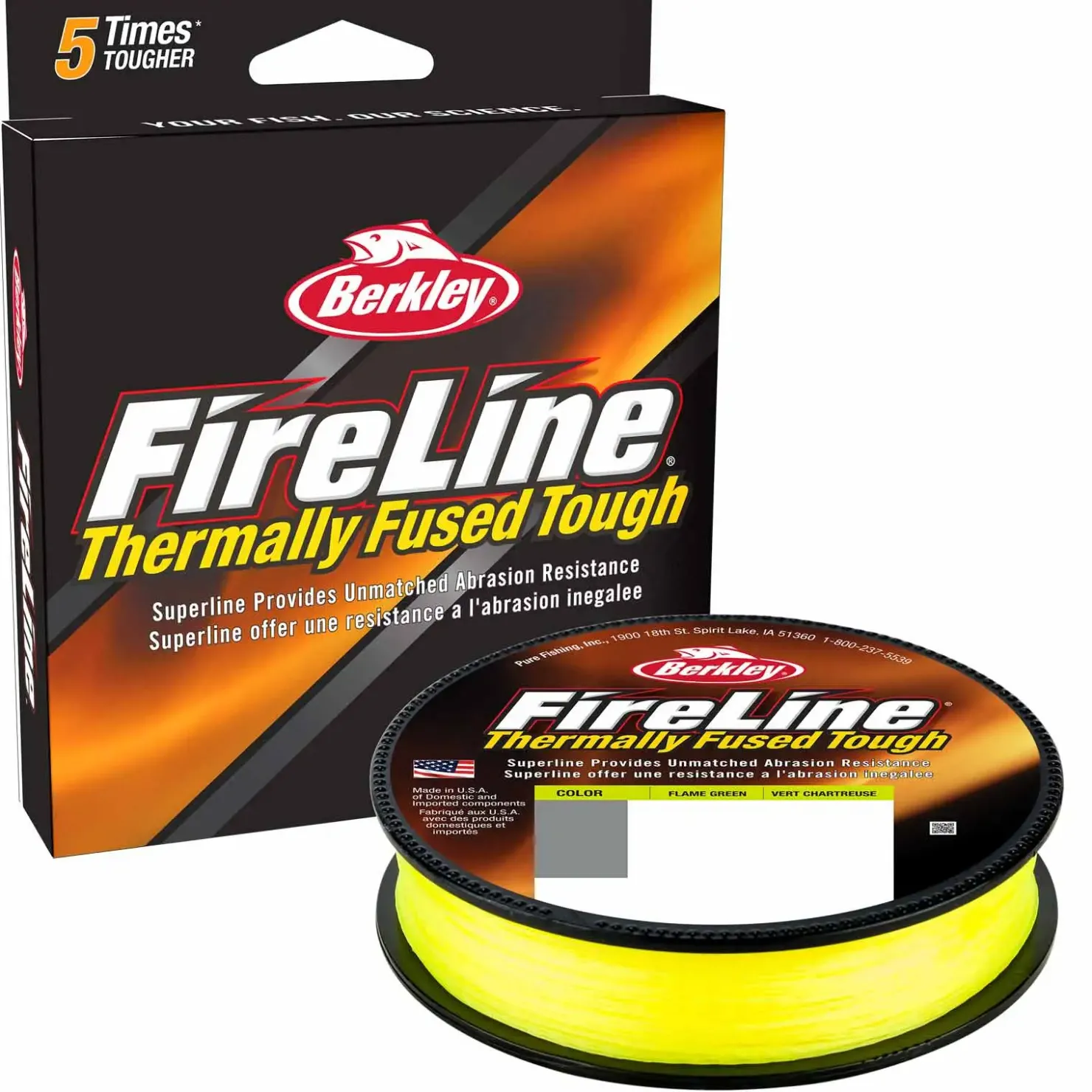 Berkley EU BUFLBULK14-GGBKFRLNPS 0.20mm FLGR geflochtene Angelschnur Meterware| Geflochtene Angelschnur|Angelschnur Meterware