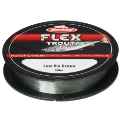 Berkley Flex Trout 150m 0,25mm LV Green Monofile Angelschnur| Monofile Angelschnur