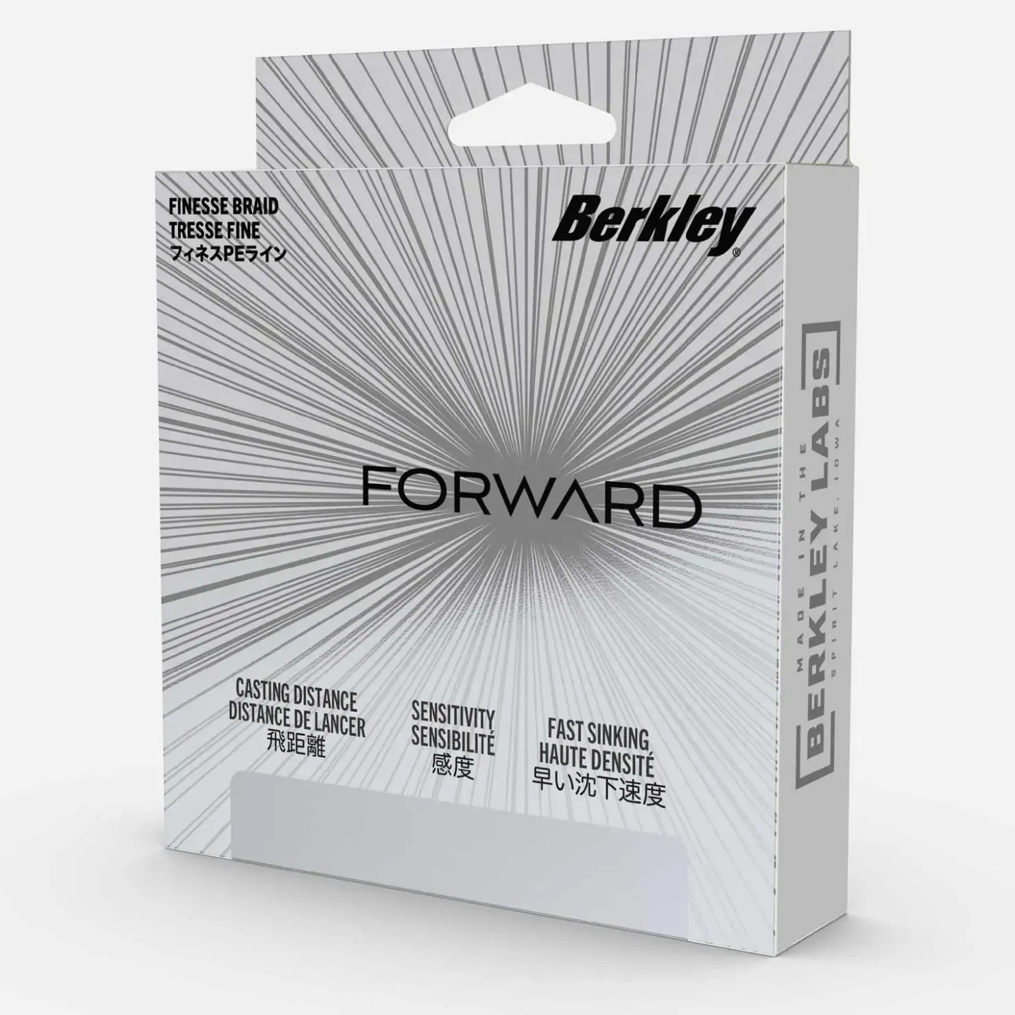 Berkley Forward 0.10mm 2,9kg 150m CRY Geflochtene Angelschnur| Geflochtene Angelschnur