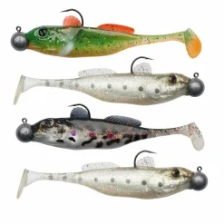 Berkley Pulse Realistic Goby 7cm 4pcs Gummifisch-Set| Sets Spinnfischen|Barsch Gummiköder
