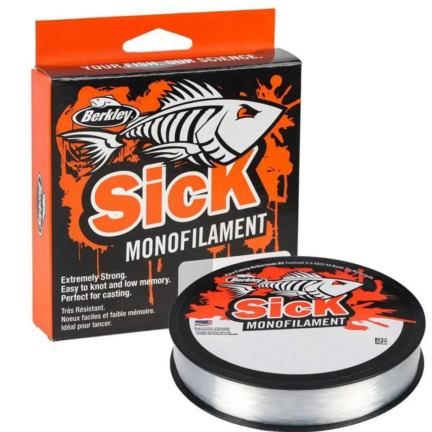 Berkley Sick Monofilament 0,25mm 300m Monofile Angelschnur| Monofile Angelschnur