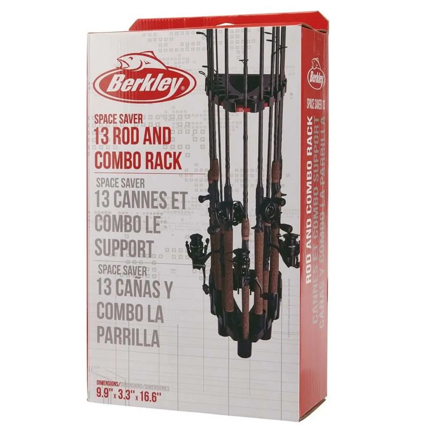 Berkley Space Saver 13 Rod or Combo Rack – Rutenhalter. Rutenlagerung| Angeln Spezial|Angelruten Zubehör