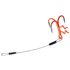 BKK Assist Spear Stinger HD 7x7 Wire Pike UVO 10cm 26kg 0,7mm #1 Gummifisch Zubehör| Stinger Kurzvorfach|Stahlvorfach Für Kunstköder
