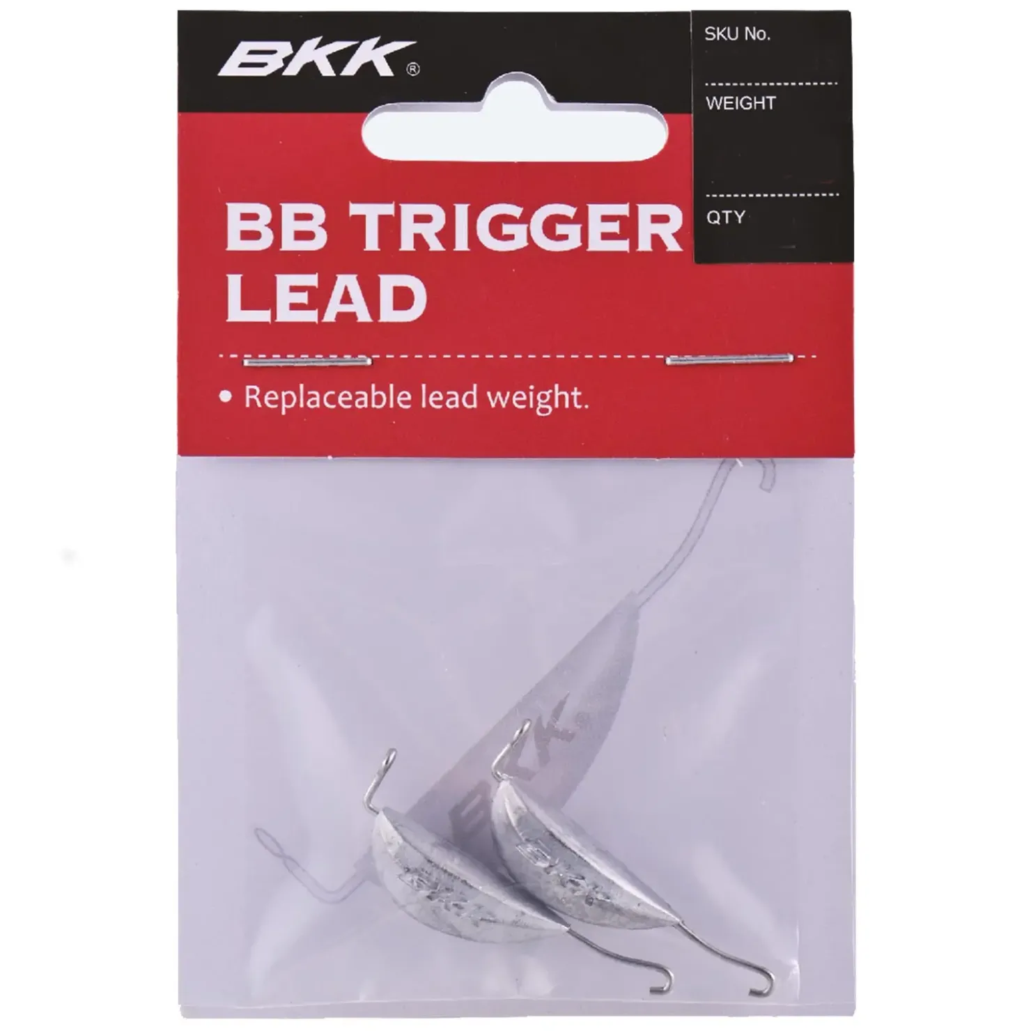 BKK BB Trigger Lead 15g Tauschgewicht| Gewichte Raubfischangeln|Stahlvorfach Systeme