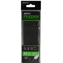 BKK Feeder Tournament FT-1 Bayonet Rigs-Braid 10# Feeder-Rig| Friedfischhaken|Feeder Haken