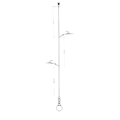 BKK Hyper Flash A1 Octopus Beak #6/0 Meerespaternoster| Makrelenangeln Vorfach|Heringsvorfach