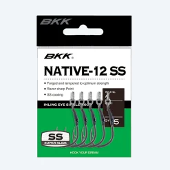 BKK Native-12 SS #1 Einzelhaken| Raubfischhaken|Zubehör Kunstköder