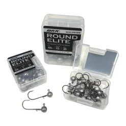 BKK Round Elite-Classic Bait Keeper Big Pack 20Stk. 7,0g 3/0# Jigkopf| Jighaken|Friedfischhaken