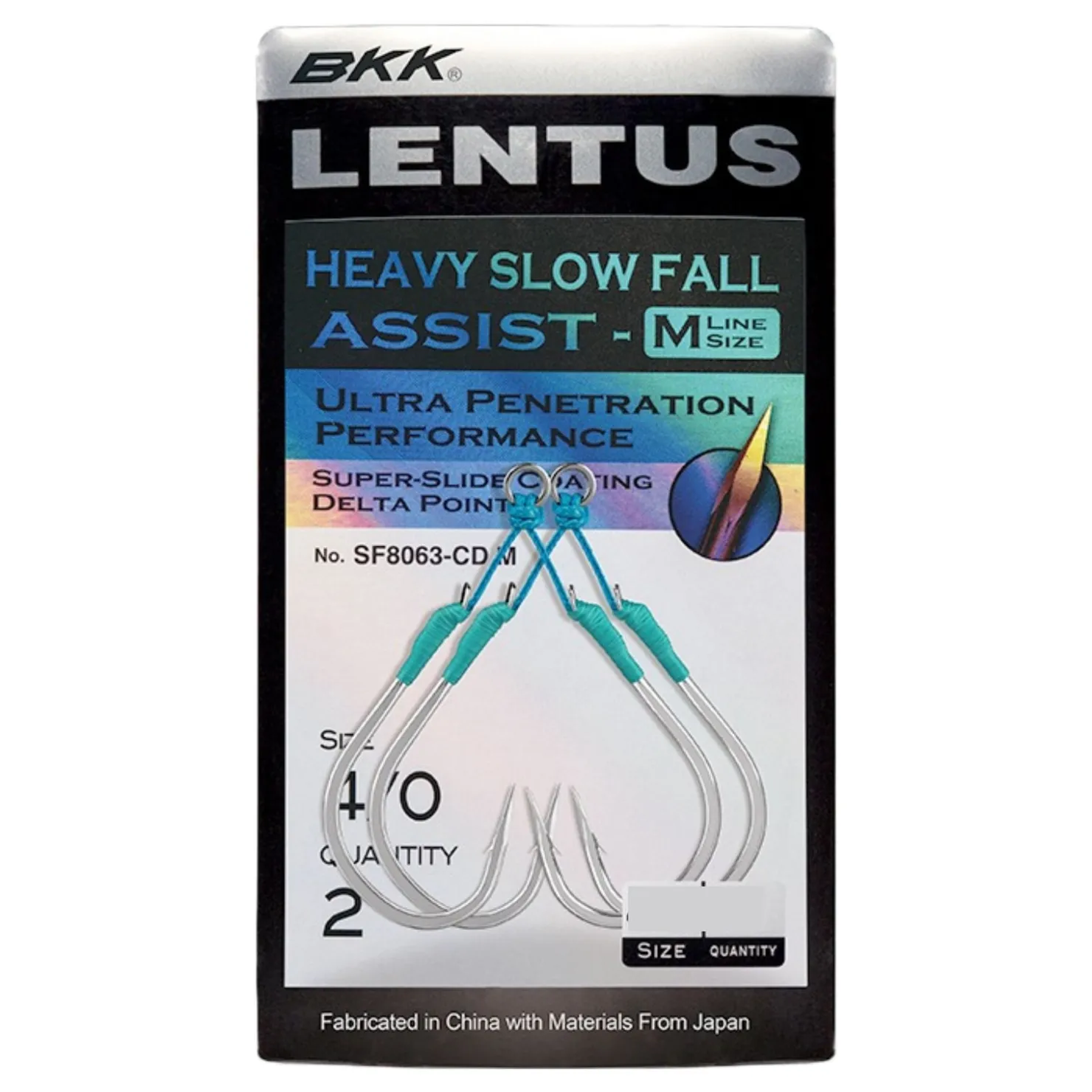 BKK SF Lentus M 5/0# Jigging Haken| Meereshaken|Rigs & Beifänger