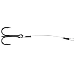 BKK Spear Stinger Fluoro Zander 5cm 21,5kg 0,6mm #6 Gummifisch Zubehör| Stahlvorfach Für Kunstköder|Stinger Kurzvorfach