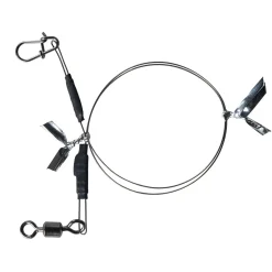 BKK 7x7 Wire leader Allround Duolock Snap 15cm 9kg Stahlvorfach| Stahlvorfach Für Kunstköder|Stahlvorfach Für Kunstköder