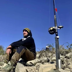 Black Cat Edelstahl-Rutenhalter 0,85m| Wallerrutenhalter|Rutenhalter Ufer