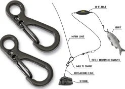 Black Cat Multi Snap Karabiner| Angelwerkzeug