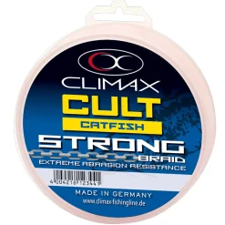 Climax Catfish strong 280m 0,50mm 50kg Weiß Welsangelschnur Geflochten| Waller Hauptschnüre|Geflochtene Angelschnur