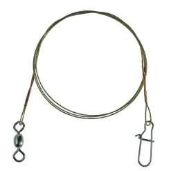 Climax Flexsteel Leader 7x7 20kg 30cm Stahlvorfach Kunstködervorfach| Stahlvorfach Für Kunstköder|Stahlvorfach Für Kunstköder