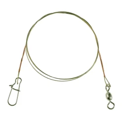 Climax Flexsteel Leader 1x19 10kg 30cm Stahlvorfach Kunstködervorfach| Stahlvorfach Für Kunstköder|Stahlvorfach Für Kunstköder