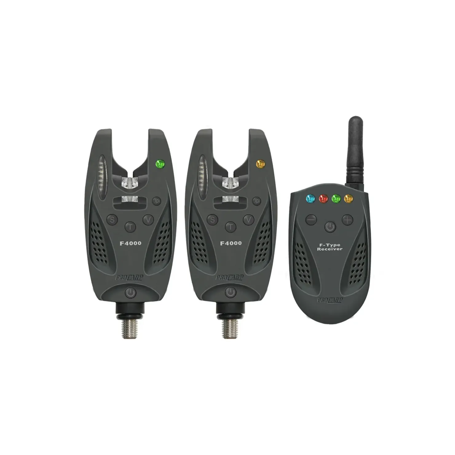 Cormoran Pro Carp F-4000 2+1 Funkbissanzeiger Komplettset| Karpfen Bissanzeiger|Karpfen Bissanzeiger