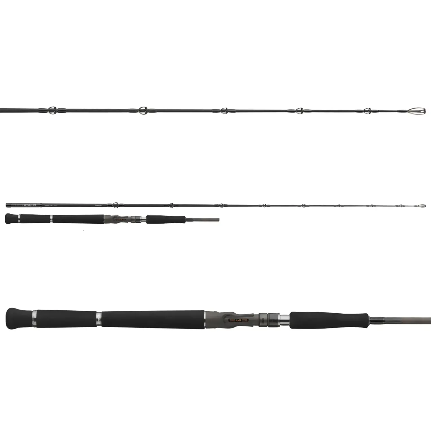 Daiwa DW Pro Staff CF Vertical 1.90m 180g Vertikal-Welsrute| Waller Spinn & Vertikalruten|Vertikal Ruten