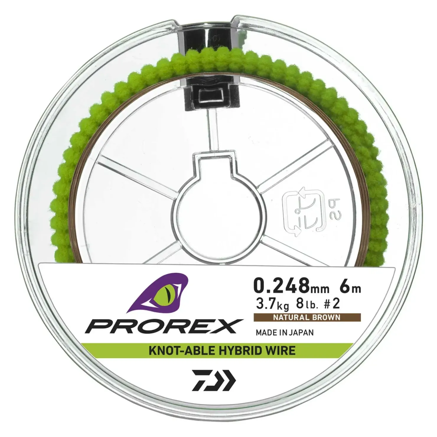 Daiwa Prorex Hybr. Knotable Wire 6m-4.4kg 0,275mm Stahlvorfach| Stahlvorfach