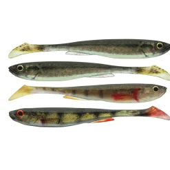 Daiwa Prorex Real Slim Shady LIve-Color Set 10,5cm 4pcs.  Gummifisch| Gummifische|Zandersaison