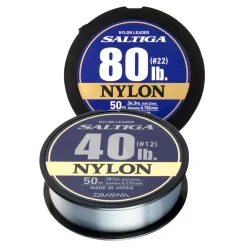 Daiwa Saltiga Nylon Leader 0,74mm 31,8kg 50m Geflochtene Vorfachschnur| Meeresangeln Vorfach|Fluorocarbon Vorfach