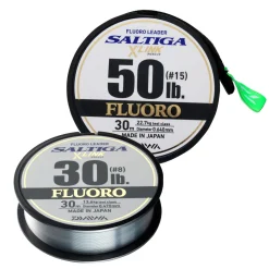 Daiwa Saltiga X'Link Fluorocarbon Leader 0,57mm 18,1kg 30m Vorfachschnur| Fluorocarbon Vorfach|Meeresangeln Vorfach