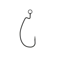 Daiwa Steez Worm Hook Wide Offset #3/0 Einzelhaken| Drop Shot Haken|Offset Haken