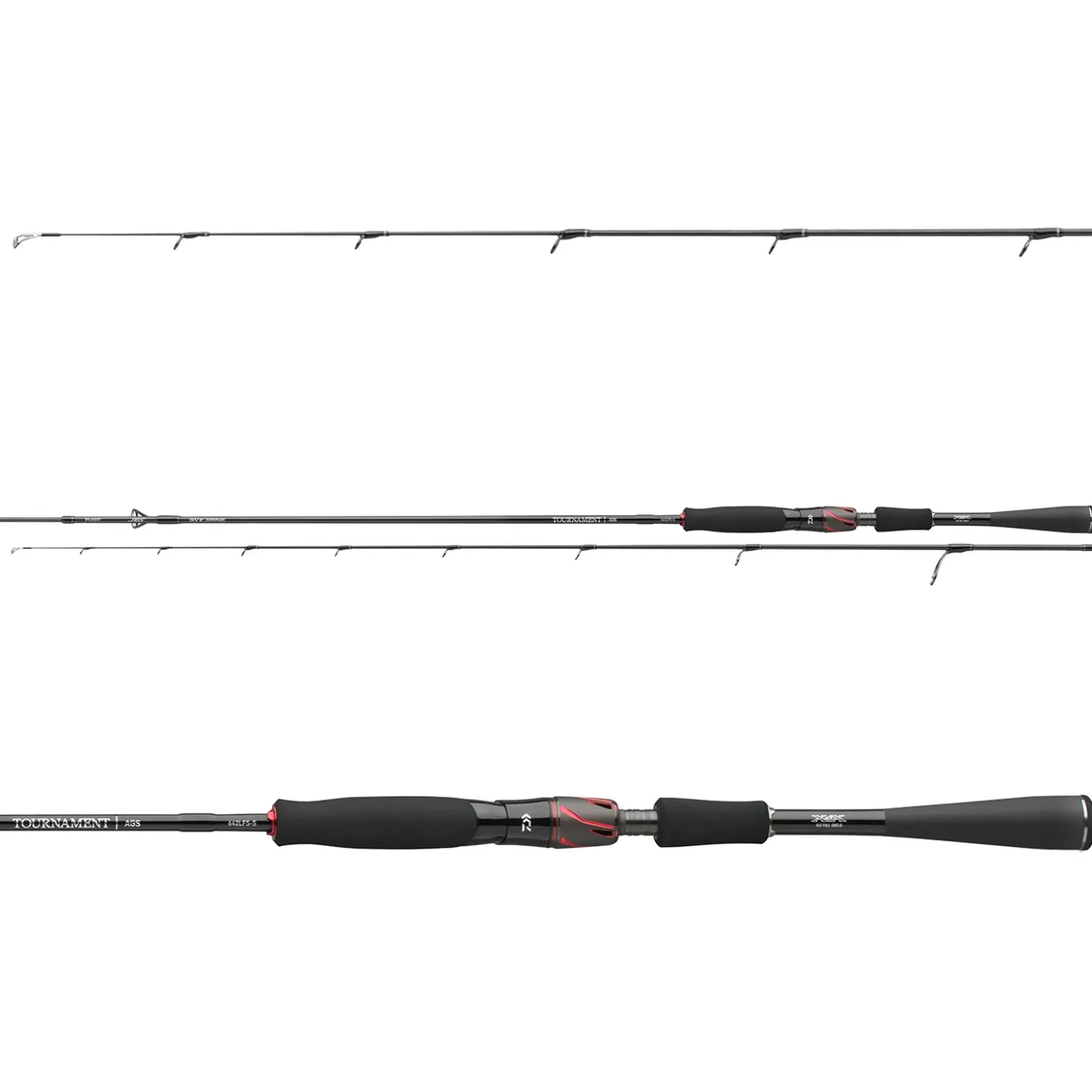 Daiwa Tournament AGS Solid Spin 1,95m 4-18g Spinnrute| Barschrute|Forellenrute